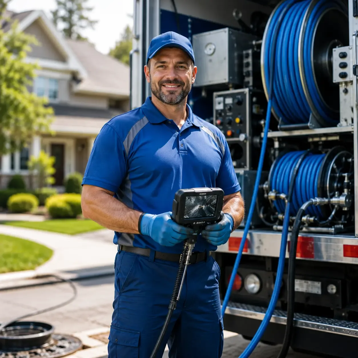 Local outdoor drain cleaning specialists in Clarksville, PA